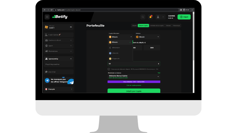 image méthodes paiement betify